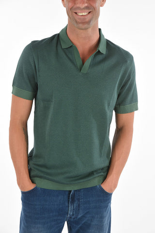 CC COLLECTION Buttonless Cotton Polo