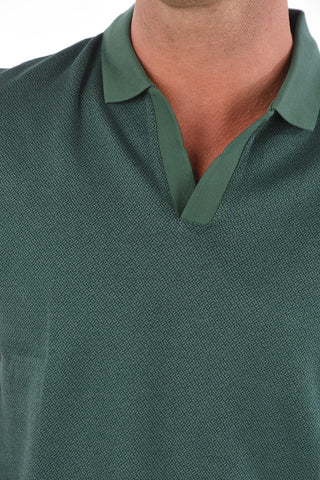 CC COLLECTION Buttonless Cotton Polo