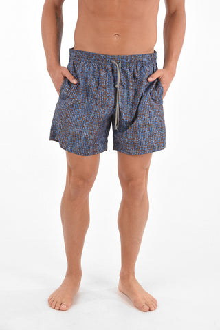 Swim Short with Abstract Print
