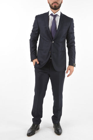 mini check virgin wool CERIM.ACADEMY 3 piece waistcoat suit