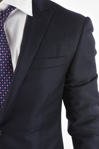 mini check virgin wool CERIM.ACADEMY 3 piece waistcoat suit