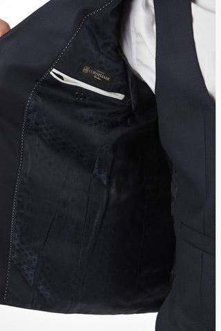 mini check virgin wool CERIM.ACADEMY 3 piece waistcoat suit
