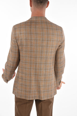 CC COLLECTION Tartan Motif RIGHT Half-lined Blazer