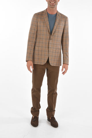 CC COLLECTION Tartan Motif RIGHT Half-lined Blazer