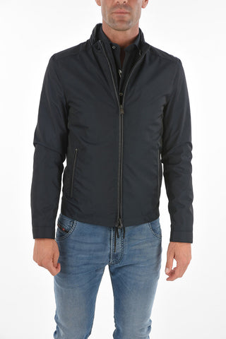 ID Front Zipped Nylon Windbreaker