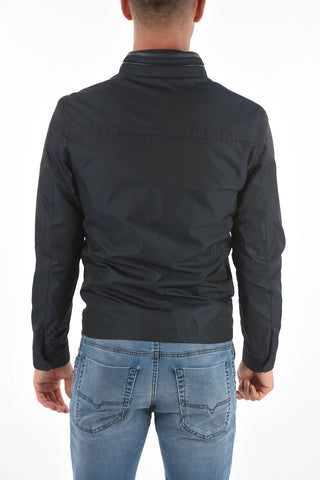 ID Front Zipped Nylon Windbreaker