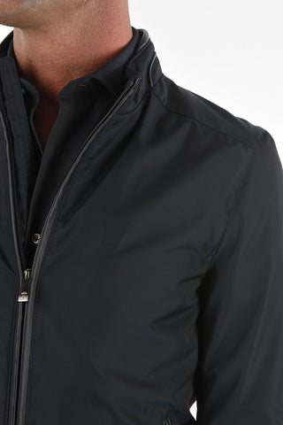 ID Front Zipped Nylon Windbreaker