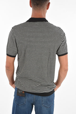 CC COLLECTION Awning Striped Cotton Polo
