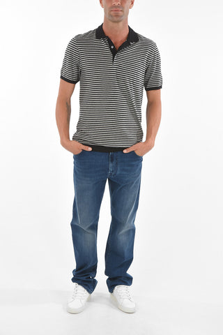 CC COLLECTION Awning Striped Cotton Polo