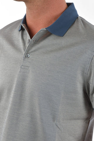 CC COLLECTION Microstriped Cotton Polo
