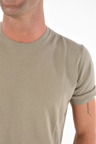 CC COLLECTION Short-sleeved GALAS CRE Cotton Sweater