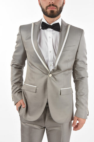 CC COLLECTION side vents peak lapel CERIM.RESET 1-button suit