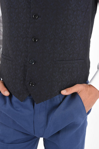 CC COLLECTION Jacquard Virgin Wool CERIM.RESET Vest