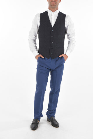 CC COLLECTION Jacquard Virgin Wool CERIM.RESET Vest