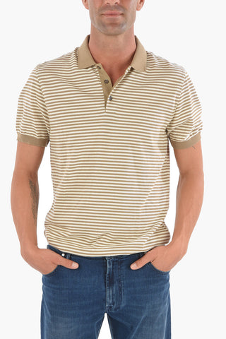 CC COLLECTION Polo in Cotone a Righe Awning