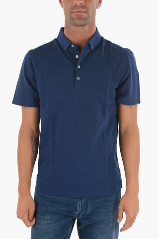 CC COLLECTION Button-down Cotton Polo
