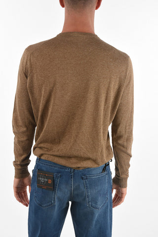 Crew Neck Silk Blend Sweater