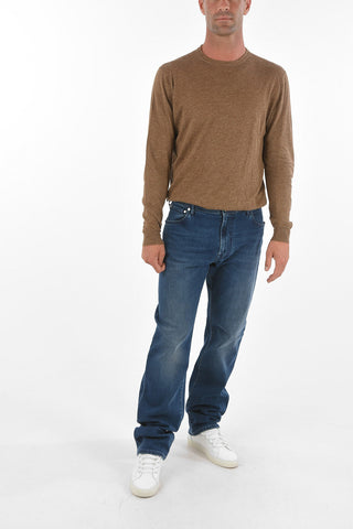 Crew Neck Silk Blend Sweater