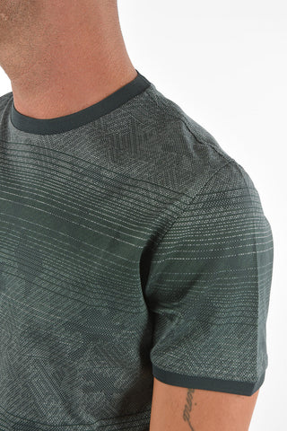Crew Neck Printed Cotton T-Shirt