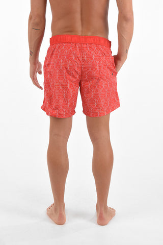 Printed CARRY OVER IKONIC ALL OVER Boxer Swimsuit