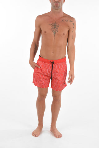 Printed CARRY OVER IKONIC ALL OVER Boxer Swimsuit
