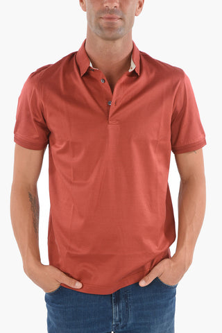 3 Button Embroidered Logo Cotton Polo