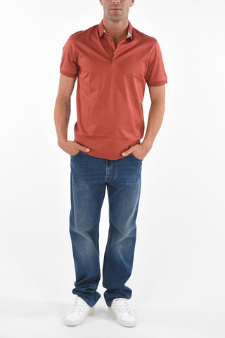 3 Button Embroidered Logo Cotton Polo