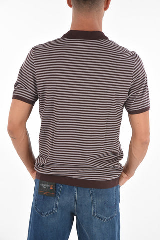 CC COLLECTION Awning Striped Cotton Polo