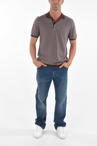 CC COLLECTION Awning Striped Cotton Polo
