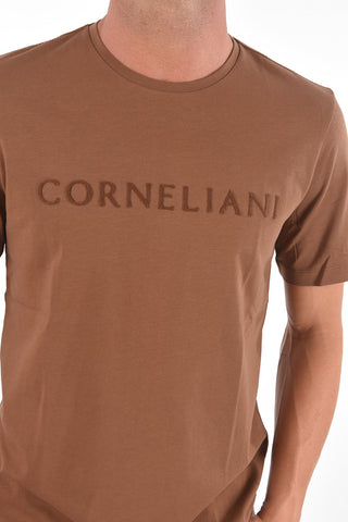 Crew Neck JER ST Embroidered Logo T-Shirt
