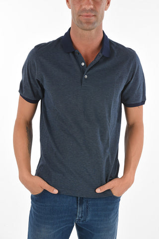 CC COLLECTION Contrasting Edge Cotton Polo