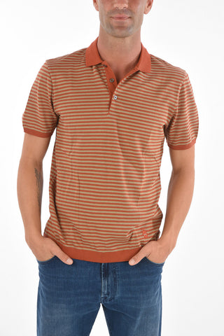 CC COLLECTION Polo in Cotone a Righe Awning