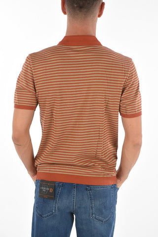 CC COLLECTION Polo in Cotone a Righe Awning