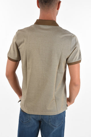 CC COLLECTION Microstriped Cotton Polo