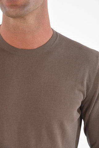 CC COLLECTION Crew Neck GALAS CRE Cotton Sweater