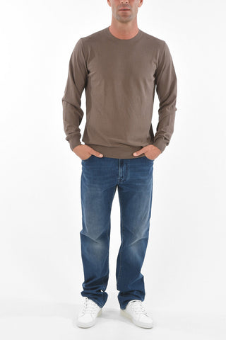 CC COLLECTION Crew Neck GALAS CRE Cotton Sweater