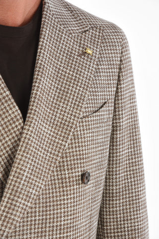CC COLLECTION Double-breasted REWARD Houndstooth Blazer