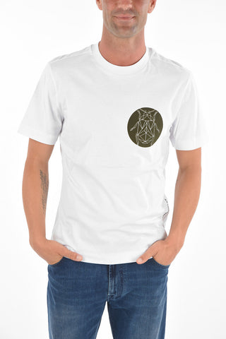 CC COLLECTION Printed Logo Cotton T-Shirt