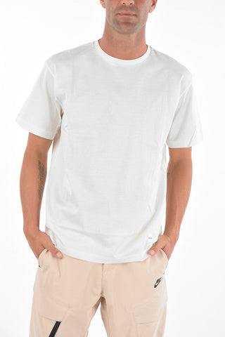 CC COLLECTION Crew Neck Embroidered Logo Cotton T-Shirt
