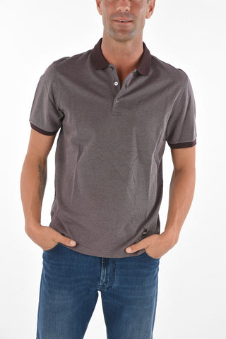 CC COLLECTION Contrasting Edge Cotton Polo