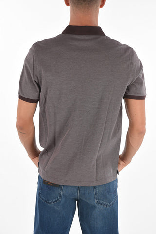 CC COLLECTION Contrasting Edge Cotton Polo