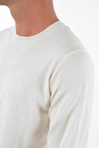 CC COLLECTION Crew Neck GALAS CRE Cotton Sweater