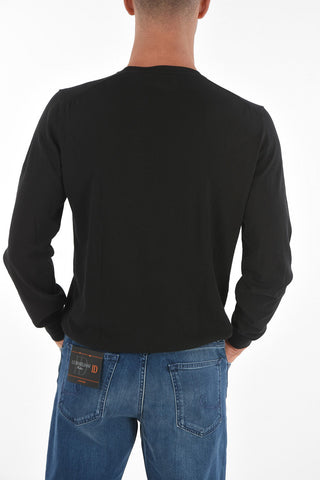 CC COLLECTION Crew Neck GALAS CRE Cotton Sweater