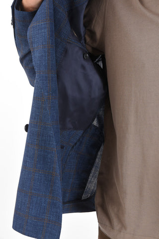 CC COLLECTION Double-breasted REWARD Windowpane Check Blazer