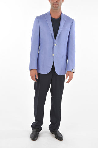 Blazer ACADEMY SOFT in Seta e Lana Vergine con Revers Classico