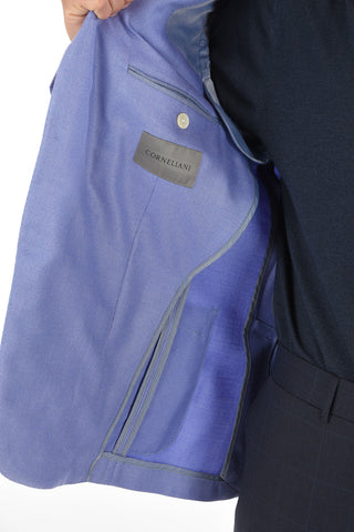 Blazer ACADEMY SOFT in Seta e Lana Vergine con Revers Classico