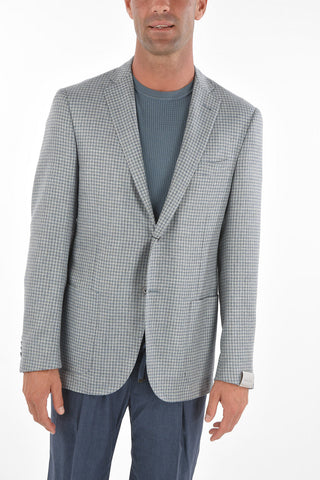 Silk GATE Blazer with Notch Lapel