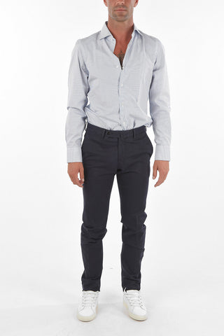 Super Slim Fit Chino Pants with Hidden Closure
