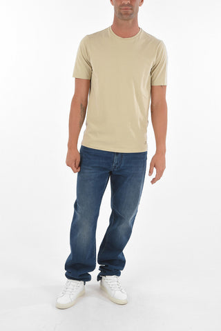 CC COLLECTION Crew Neck Stretch Cotton T-Shirt