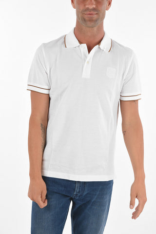 Embroidered Logo PIQUET Cotton Polo